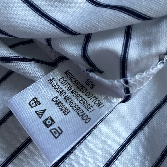 Fairway Greene Barrow Striped Lisle Polo Golf Shirt - Picture 9 of 9